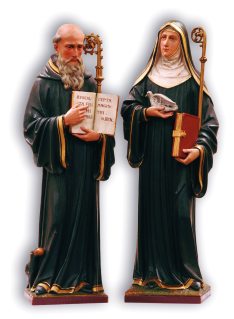 St. Scholastica and St. Benedict